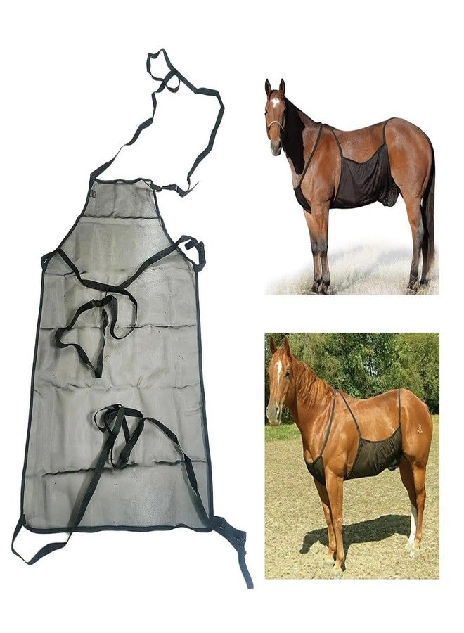 Gaderth Horse Fly Sheet Belly Guard, Mesh Belly Protector with Adjustable Straps, Lightweight Fly Protection for Riding, All Breed Sizes, One Size, Unisex, Nylon Mesh, Summer, Spring, All Seasons - Image 1